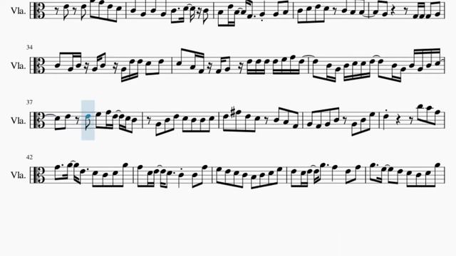 Viola Sheet Music: How to play Racing into the Night by YOASOBI смотреть онлайн
