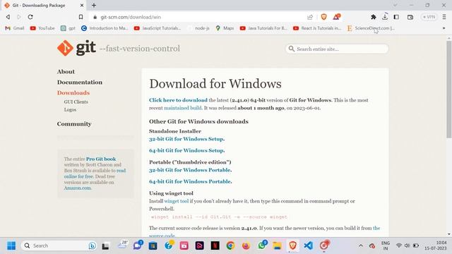 GIT complete installation in windows 10 / 11|| Git kese install kare windows 11 and 10 #git смотреть онлайн