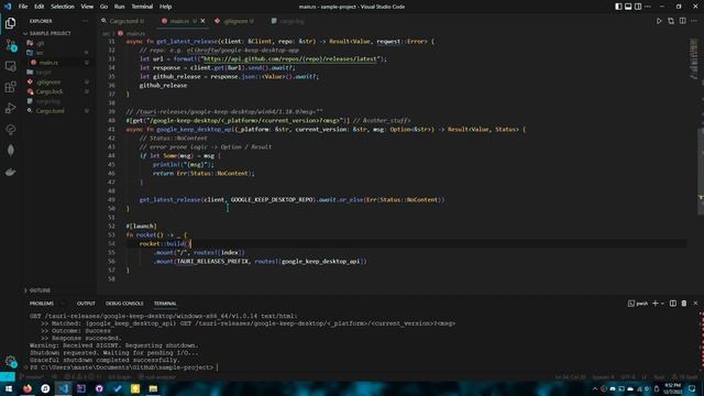Rust Rocket.rs Part 2 - Making API Requests Inside Rocket Server смотреть онлайн