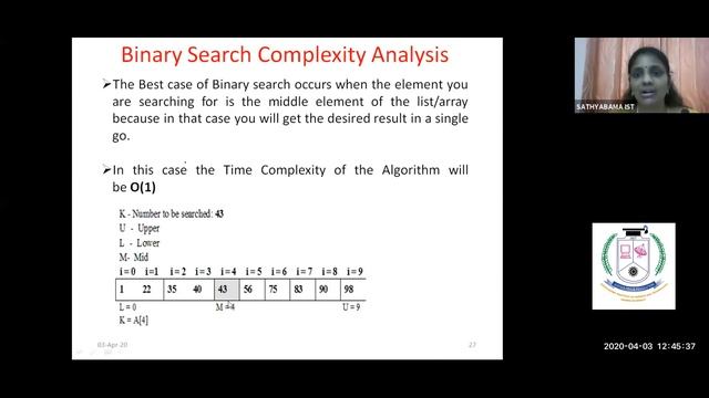 Datastructures- Dr.Bharathi смотреть онлайн