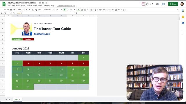 How to create a Tour Guide Availability Calendar смотреть онлайн