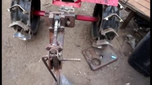 Самодельный плуг. Сцепка для плуга,Модернизация сцепки.Мотоблок Fermer
