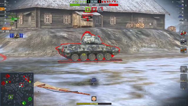World of Tanks Blitz : Edelweiss Gameplay #3 with Säkkijärven Polkka from Girls and Panzer Animatio смотреть онлайн