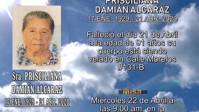 Sra. Prisciliana Damián Alcaraz смотреть онлайн