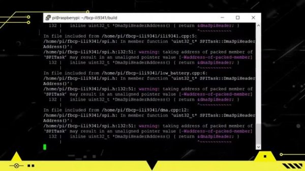 Cheap ILI9431 TFT Display on Raspberry Pi Zero (W)