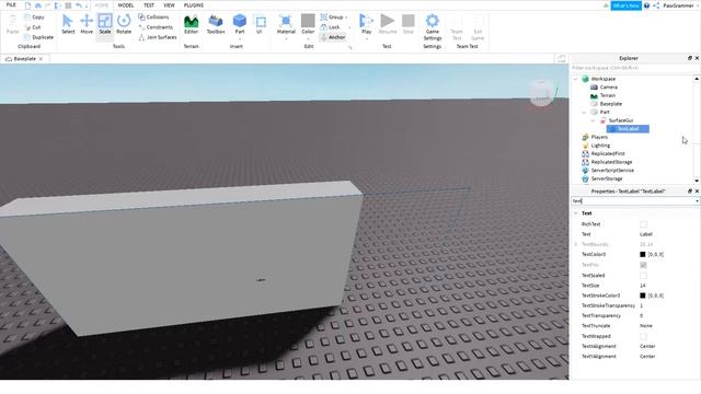 How To Insert Text Into a Block in Roblox Studio 2023 смотреть онлайн