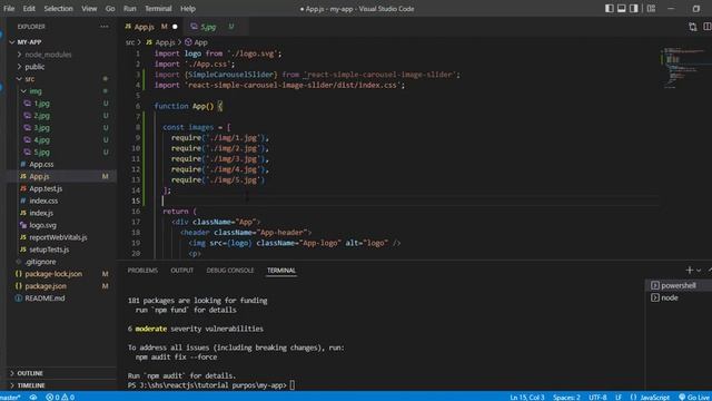 React image slider tutorial смотреть онлайн