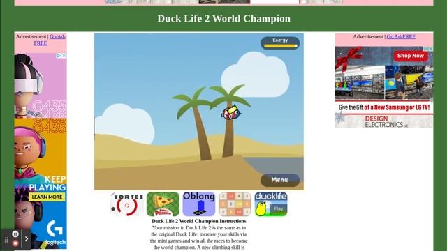 Duck Life 2 World Champion - Play Duck Life 2 World Champion смотреть онлайн