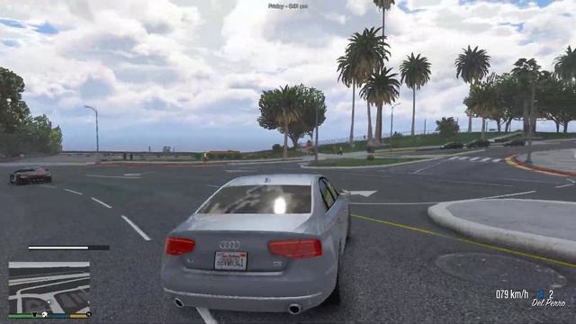 GTA 5- AUDI A8 L TFSI| Ultra Realistic Graphics| Point Gaming. смотреть онлайн