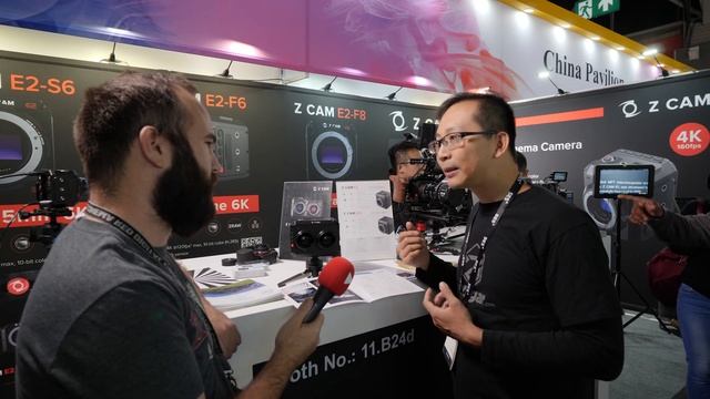 Stereoscopic Z CAM K2 Pro with iZugar 3.8mm Fisheye lenses, IBC 2019 смотреть онлайн