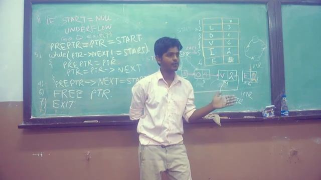 Circular linked list - Deleting the Last node -02 (hindi) смотреть онлайн