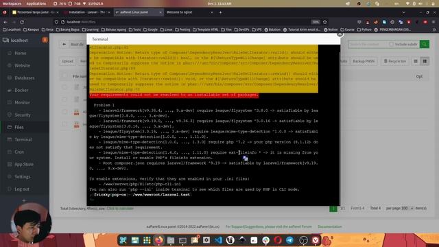 Tutorial Cara Deploy Laravel di aaPanel | #3 DevOps ( Error dan Fix ) смотреть онлайн