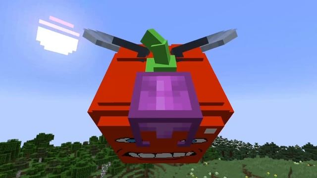 I made a playable Pepperman playermodel in Minecraft смотреть онлайн