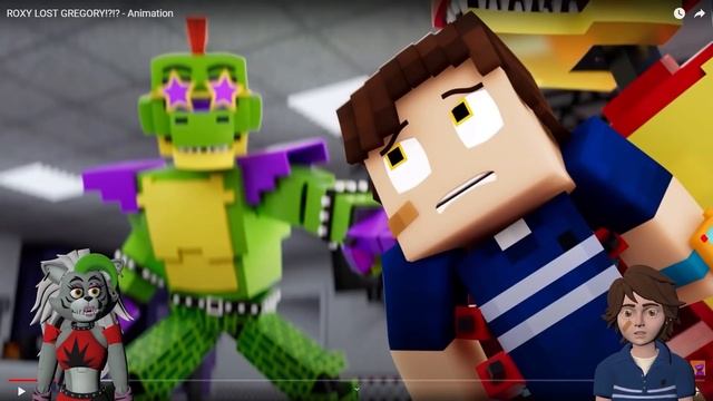 Roxanne Wolf And Gregory REACT To ROXY LOST GREGORY!?!? - EnchantedMob Animation