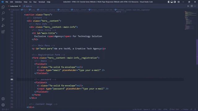 HTML-CSS Tutorial Lesson 120: Coding Hero (Website #2 Part-5)