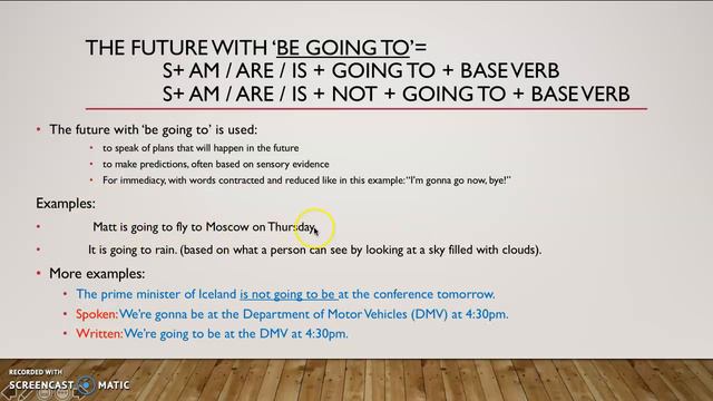 Verb Tenses Future Group смотреть онлайн