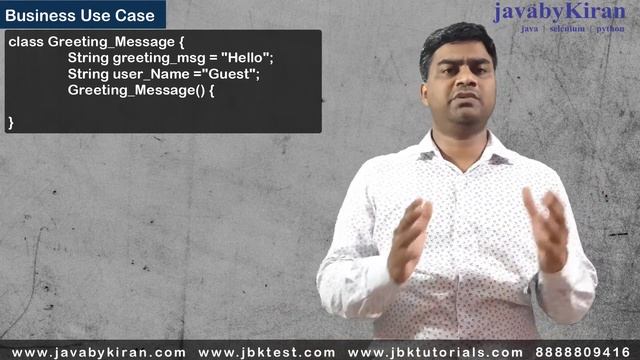Constructor in Java - Revision Session - java by Kiran - Kiran sir смотреть онлайн