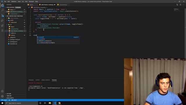 React useContext hook best practices смотреть онлайн