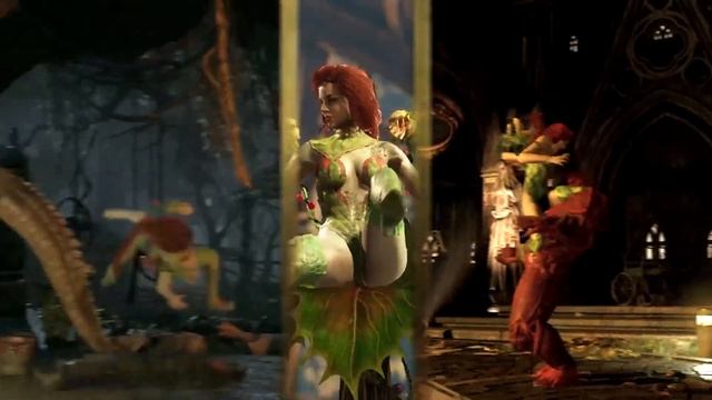 Injustice 2: Cheetah Poison Ivy and Catwoman Gameplay Reveal Trailer смотреть онлайн