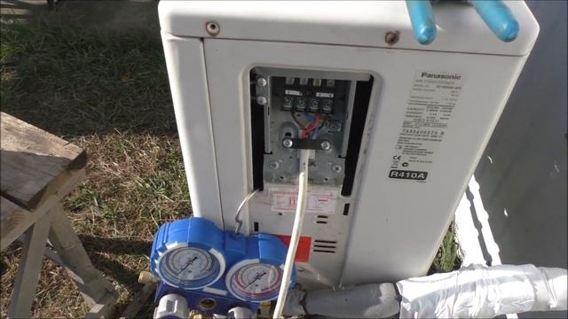 Тепловой насос из инверторного кондиционера Panasonic CS-HE9GKE / CU-HE9GKE смотреть онлайн