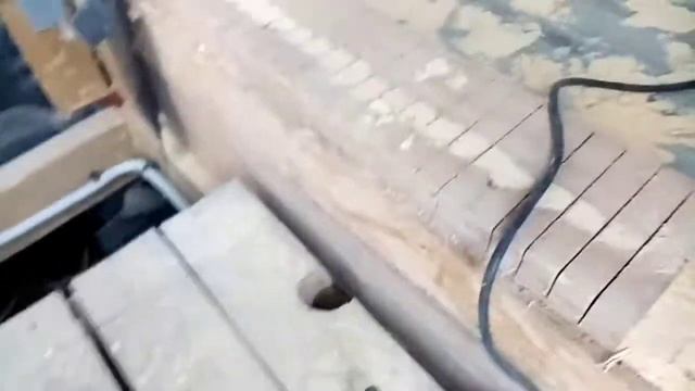 Как срезать толстый деревянный порог. смотреть онлайн