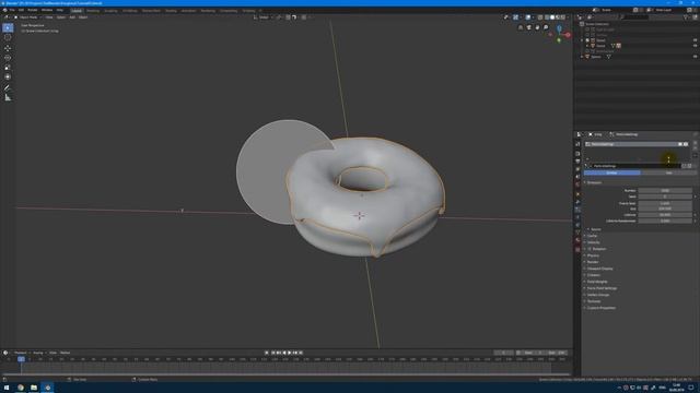 Пончик. Часть 7. Blender. Уроки на русском для начинающих. смотреть онлайн