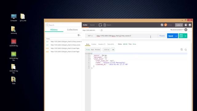 Android Realtime Chat App - PHP REST API Testing смотреть онлайн