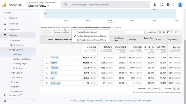 Google Analytics 1 0 Блок 5 Урок 2 Страницы и поведение пользователей на сайте смотреть онлайн