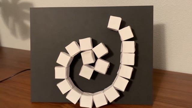 Kinetic Origami Sculpture