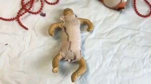 Как сделать мини Реборна из пластилина часть 5