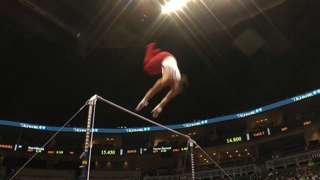Hunter Justus – Horizontal Bar – 2014 P&G Championships – Sr. Men Day 2 смотреть онлайн