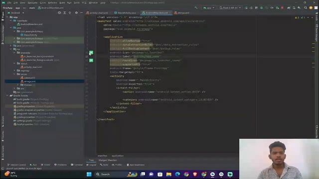 What is Android Manifest.xml file in Android Studio ? смотреть онлайн