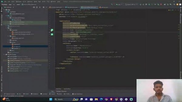 What is Android Manifest.xml file in Android Studio ?