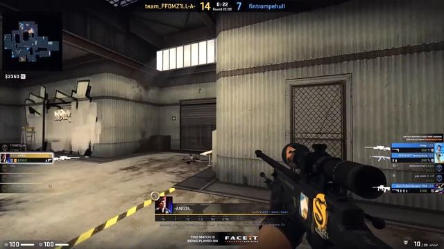 Как одному взять раунд? 5 клатчей на 10 lvl FACEIT - CS:GO смотреть онлайн