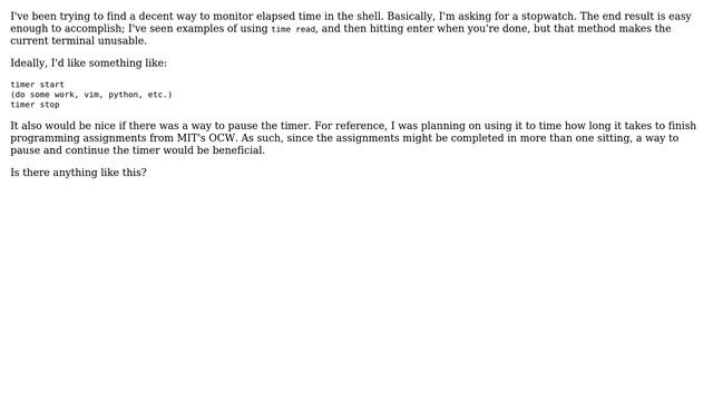 Unix & Linux: Command to monitor elapsed time in backgrounds смотреть онлайн