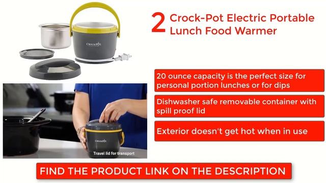 Best Portable Electric Heated Food Warmer Lunch Box 2022 смотреть онлайн