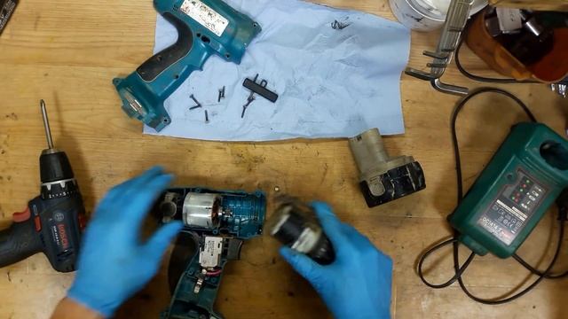 How to disassemble and find problem in Makita 6317D 12V NI-MH cordless drill смотреть онлайн
