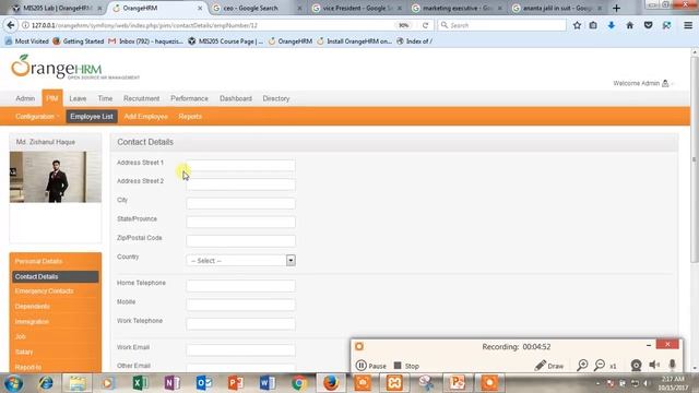 MIS205 Lab - Orange HRM Software смотреть онлайн