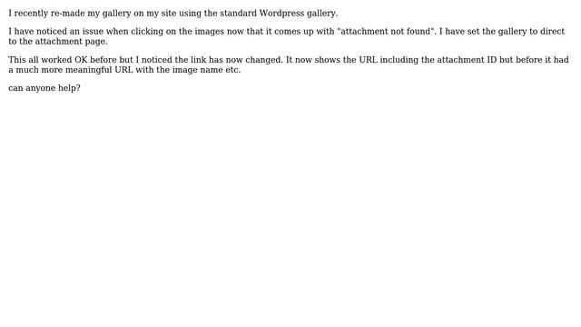 Wordpress: Gallery attachment not found смотреть онлайн