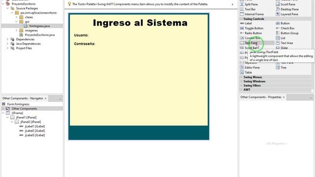 Java Escritorio - Creación del Formulario de Ingreso смотреть онлайн
