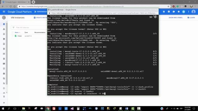 Instalación de Microsoft SQL Server 2017 en Linux Red Hat Google Cloud Platform смотреть онлайн
