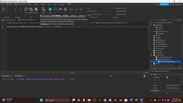 How to Change the Shift Lock Keybind in Roblox! (Roblox Studio Scripting Tutorial 2023) смотреть онлайн