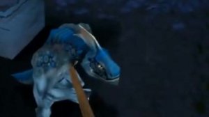 Ящер отшельник даёт камень тяжёлый