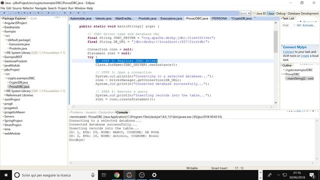 Java DataBase Connectivity (JDBC) смотреть онлайн