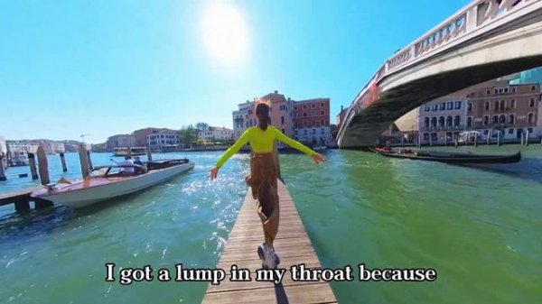 Vance Joy - Riptide (Lyrics) Dance Around Venice 4K