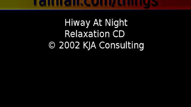 Interstate Hiway At Night Relaxation Binarual Audio Sleep Aid CD KJA смотреть онлайн