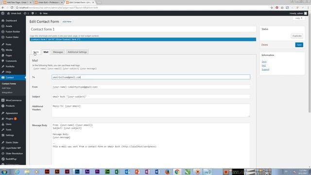 How to add Contact Form in Wordpress Avada Theme смотреть онлайн