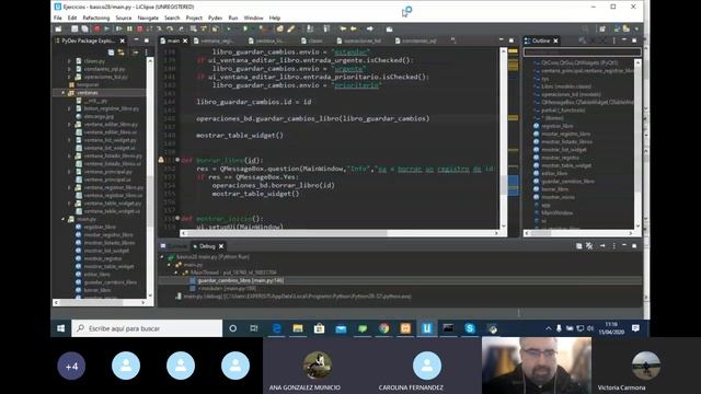 Abril 15 sesión 2 GRUPO LXV - Aprender a resolver errores - Curso Python смотреть онлайн
