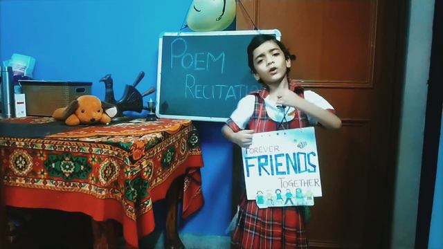 Poem on Friendship in English || Poem on Friends for kids || Short Poem recitation Ideas with Props смотреть онлайн