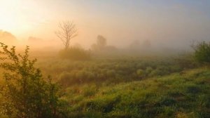 Над долиной расстилается туман